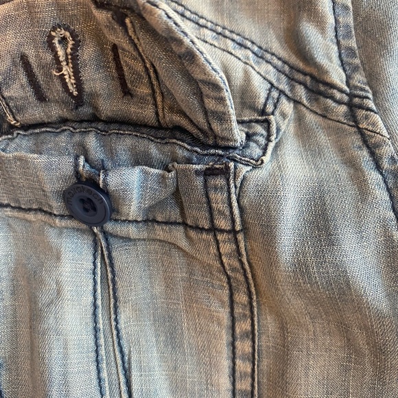 Chambray Jacket With Striped Lining by Marrakech - Picture 6 of 13